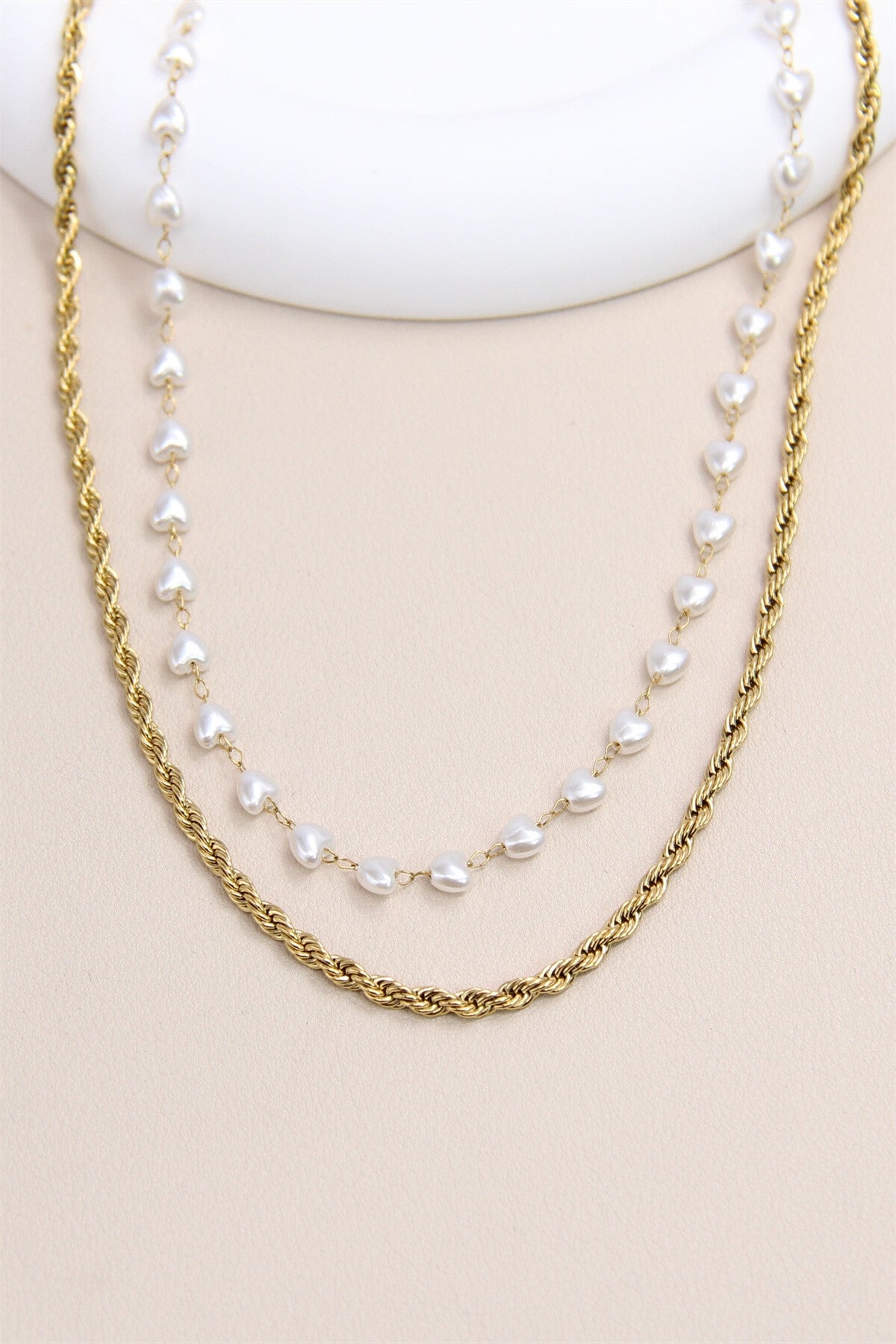 Twirl & Pearl Necklace