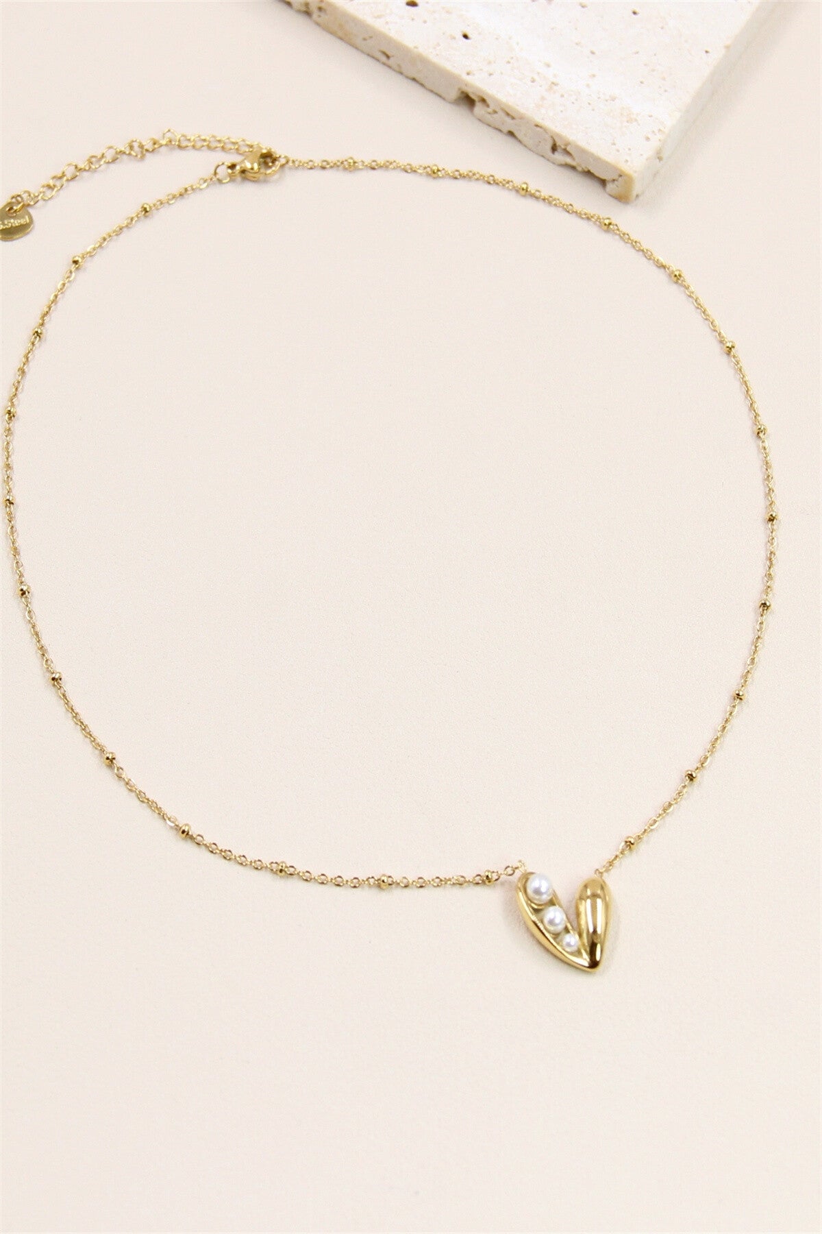 Heart Of Pearl Necklace