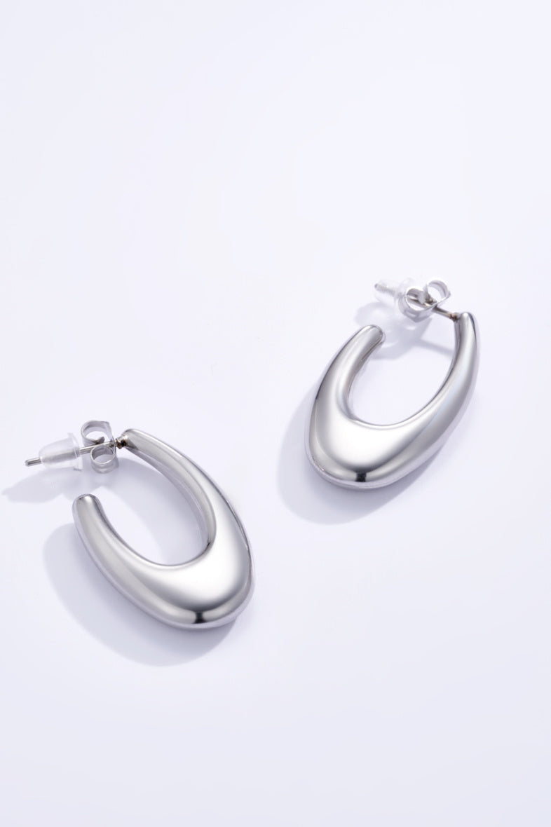 Clean Girl Oorbellen Zilver