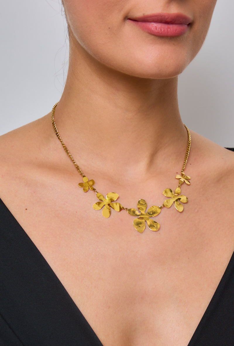 Statement Flower Necklace