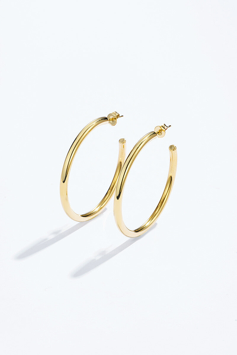 Thin Hoop Earrings