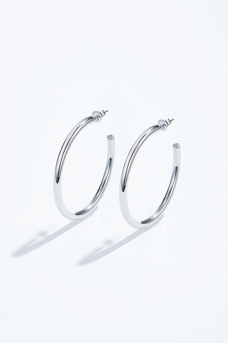 Thin Hoop Earrings