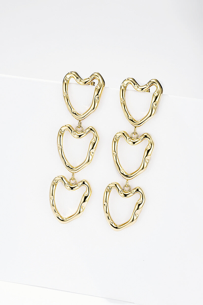 Heart Drop Earrings