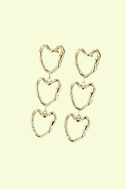 Heart Drop Earrings