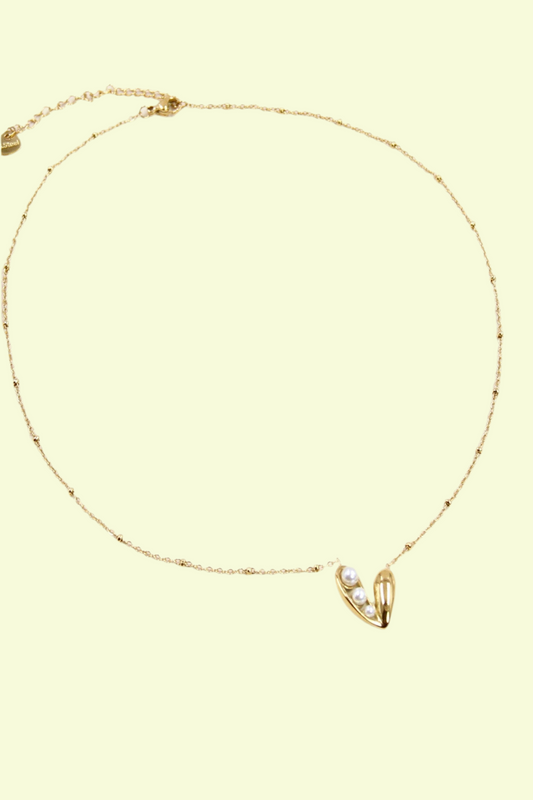 Heart Of Pearl Necklace