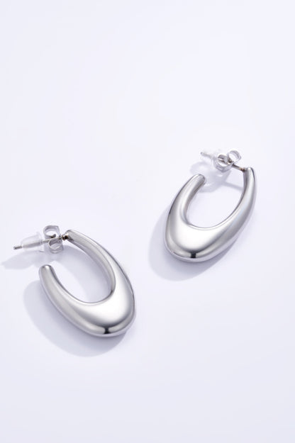 Clean Girl Oorbellen Zilver
