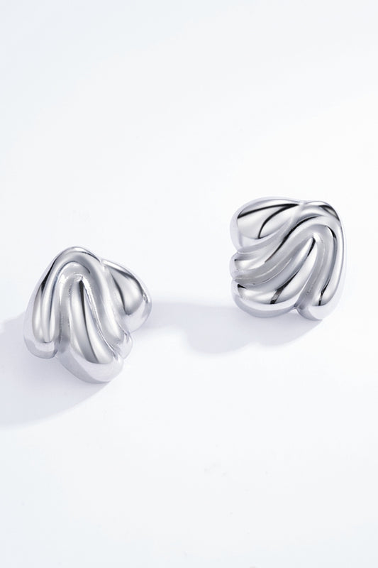 Sassy studs oorbellen zilver