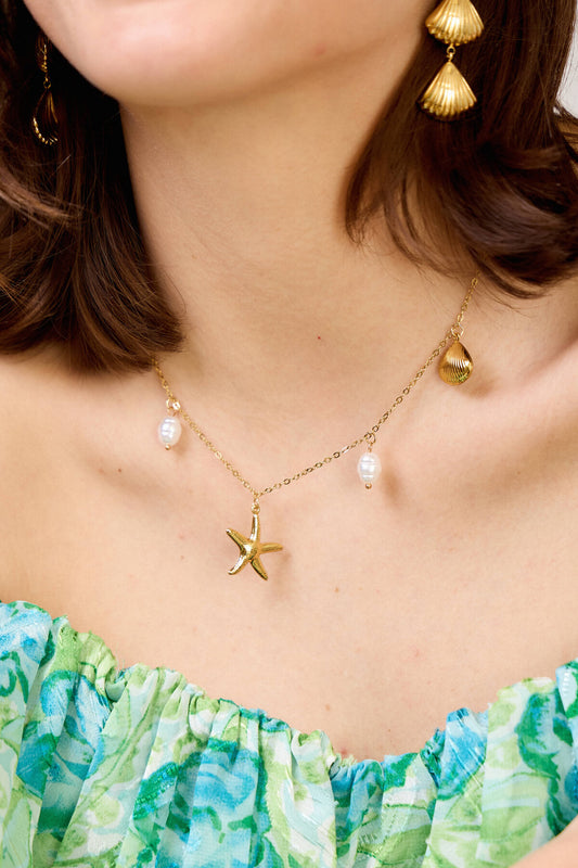 Golden Sea Necklace