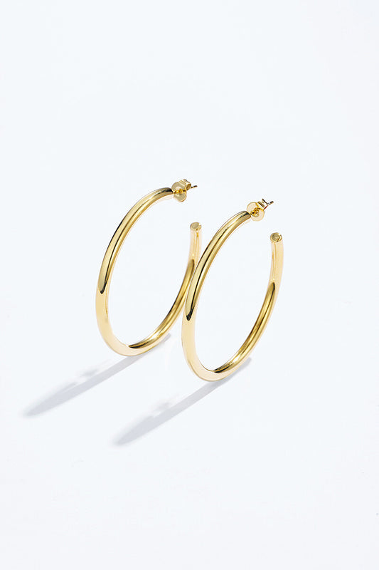 Thin Hoop Earrings