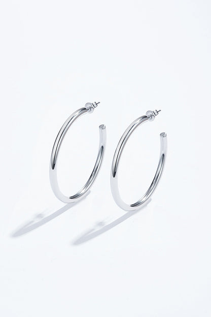 Thin Hoop Earrings