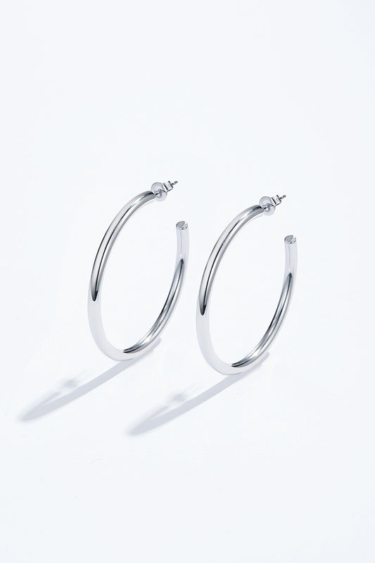 Thin Hoop Earrings