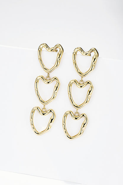 Heart Drop Earrings
