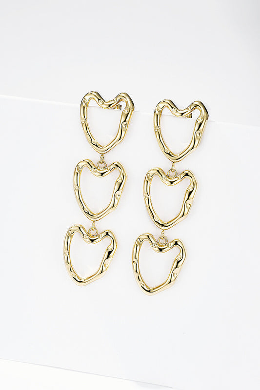 Heart Drop Earrings